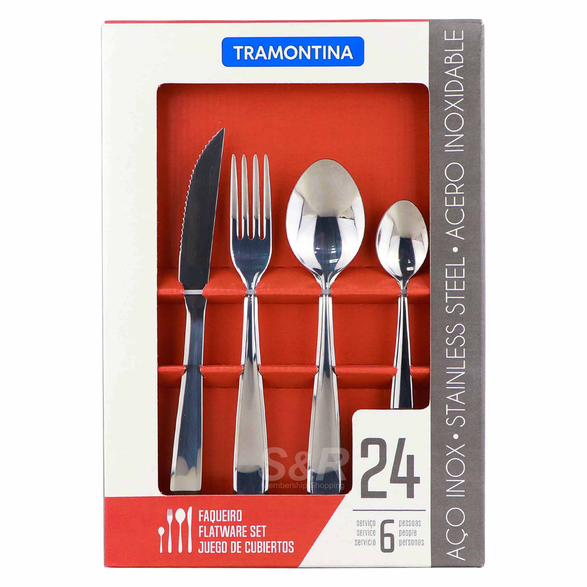 Tramontina Angra Flatware Set 24pcs Tramontina Angra Flatware Set 24pcs